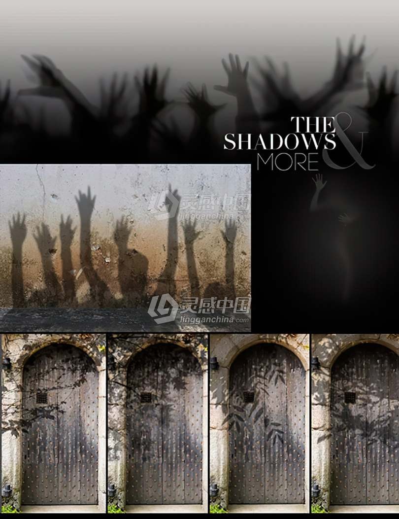 窗户光束光影光线情绪创意氛围PS笔刷画笔修图绘画素材 Ron's Light and Shadows  灵感中国网 www.lingganchina.com