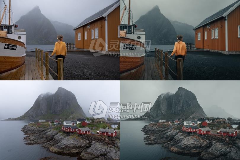 世界户外摄影金奖-米歇尔·彼得斯(Michiel Pieters)旅拍风光Lightroom预设套装 Michiel Pieters Preset Pack  灵感中国网 www.lingganchina.com