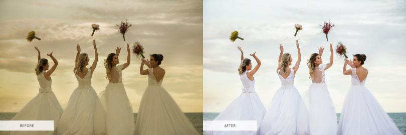 温暖通透黄金时段婚礼人像Lightroom预设 Lightroom Presets - Golden Hour  灵感中国网 www.lingganchina.com