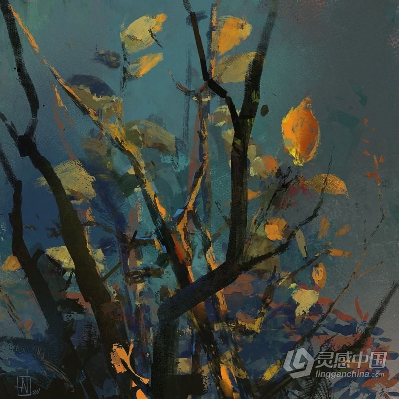 44组大师级数字绘画自定义Procreate笔刷合集 PAINTERLY BRUSH-SET - 44 custom brushes for Procreate  灵感中国网 www.lingganchina.com