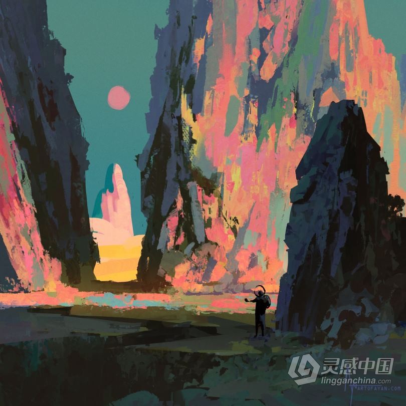 44组大师级数字绘画自定义Procreate笔刷合集 PAINTERLY BRUSH-SET - 44 custom brushes for Procreate  灵感中国网 www.lingganchina.com