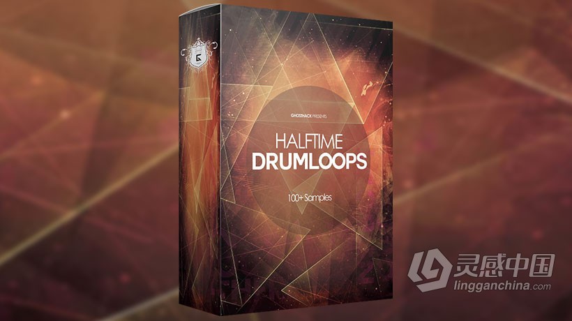 100个独特的半场Drumloops优雅沉重实验音源部落音乐异样半场鼓循环音效 Halftime Drum Loops  灵感中国网 www.lingganchina.com