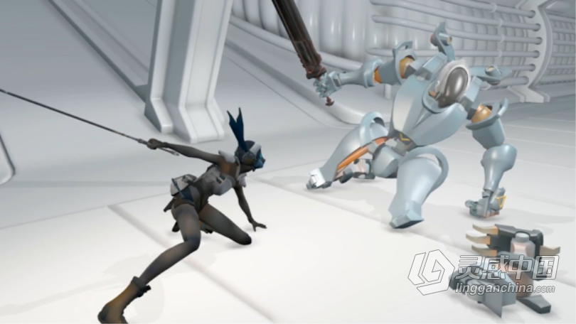 Maya 3A级动作游戏角色战斗动画制作工作流程视频教程 Creating a Combat Finishing Takedown Games Workflow  灵感中国网 www.lingganchina.com