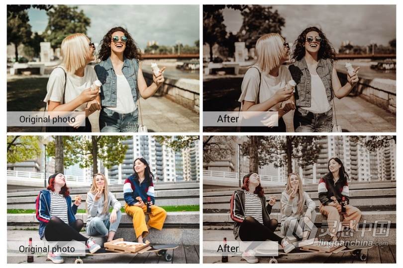 低保和咖啡色电影胶片Lightroom预设/手机滤镜/LUT预设 Coffee Break Presets  灵感中国网 www.lingganchina.com
