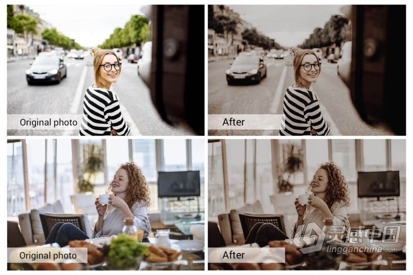 低保和咖啡色电影胶片Lightroom预设/手机滤镜/LUT预设 Coffee Break Presets  灵感中国网 www.lingganchina.com