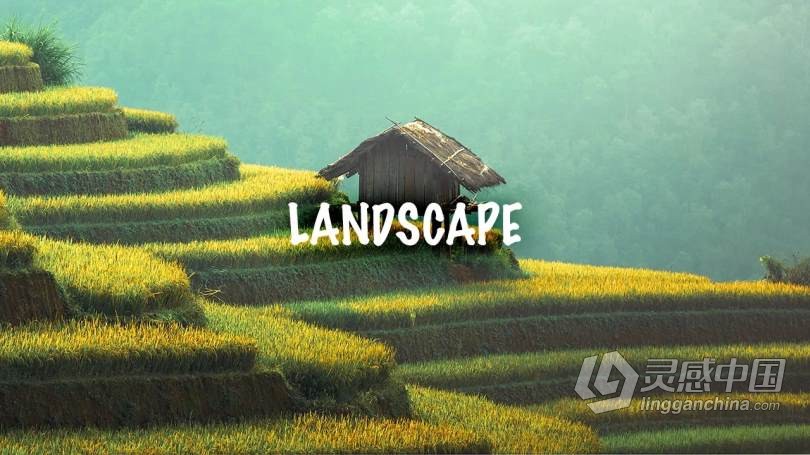 10个风景优美的景观创意预设LUT预设 Landscape Creative LUT presets  灵感中国网 www.lingganchina.com