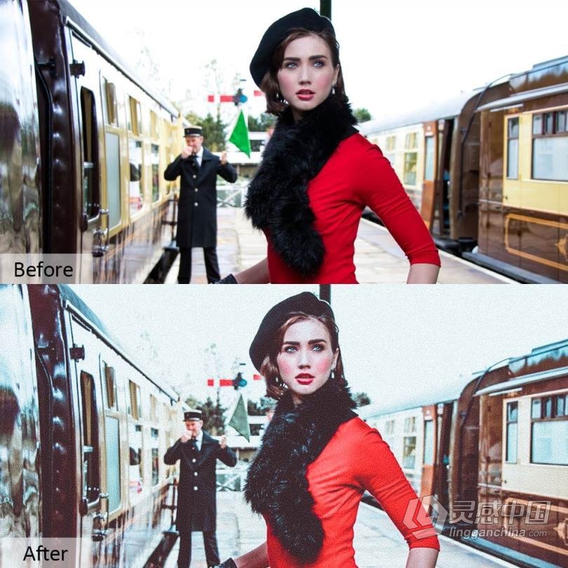 90个旅拍复古胶片Lightroom预设/手机APP预设 Vintage Lifestyle Mobile PRESETS  灵感中国网 www.lingganchina.com
