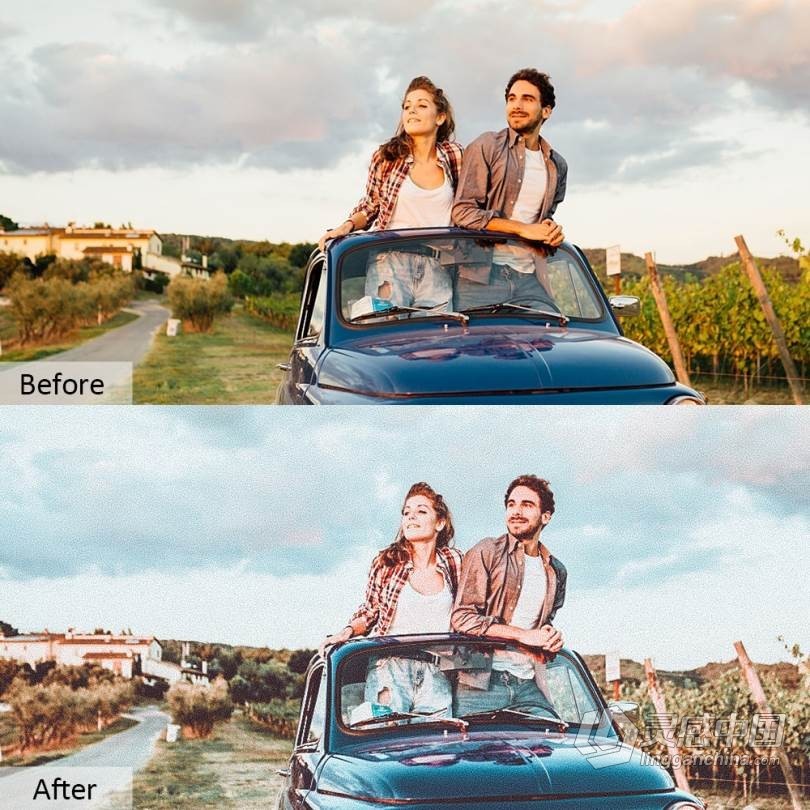 90个旅拍复古胶片Lightroom预设/手机APP预设 Vintage Lifestyle Mobile PRESETS  灵感中国网 www.lingganchina.com