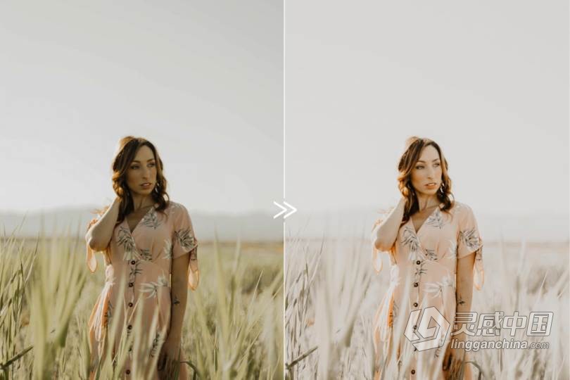 4套婚礼人像室内摄影明亮通透Lightroom预设合集 LIGHT+AIRY LIGHTROOM Preset  灵感中国网 www.lingganchina.com