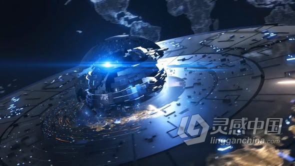 三维新闻频道包装制作视频 AE模板 AE工程文件 Urgent World News  灵感中国网 www.lingganchina.com