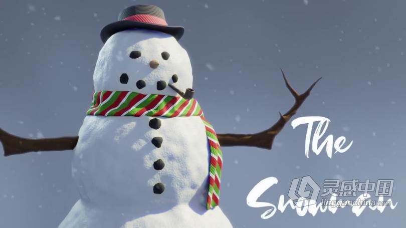 Blender雪人完整制作工作流程视频教程 CGCookie – Let's build a snowman in Blender  灵感中国网 www.lingganchina.com