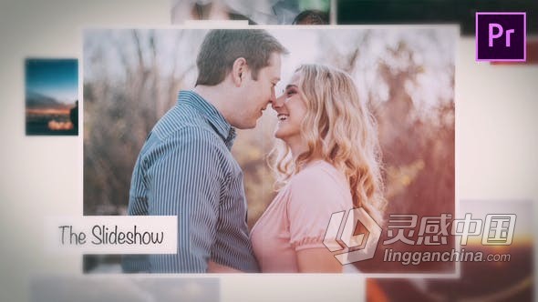 3D幻灯片优雅展示照片动画情人节婚礼相册视频效果制作PR模板PR工程文件 The Slideshow  灵感中国网 www.lingganchina.com