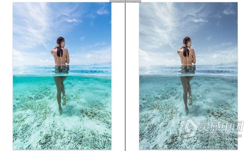 旅拍写真蓝绿色调LR预设免费下载/APP预设 Blue Margarita Lightroom Presets  灵感中国网 www.lingganchina.com
