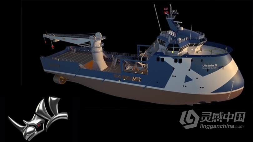 Rhino船舶项目硬表面建模设计大师级视频教程 Rhino 3D V6 ( or V5 ) Level 2 Ship Surfacing  灵感中国网 www.lingganchina.com