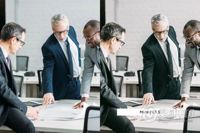 20种企业色彩Lightroom预设/手机APP预设/公司宣传片短视频LUT预设 20 Corporate Colors Lightroom Preset  灵感中国网 www.lingganchina.com