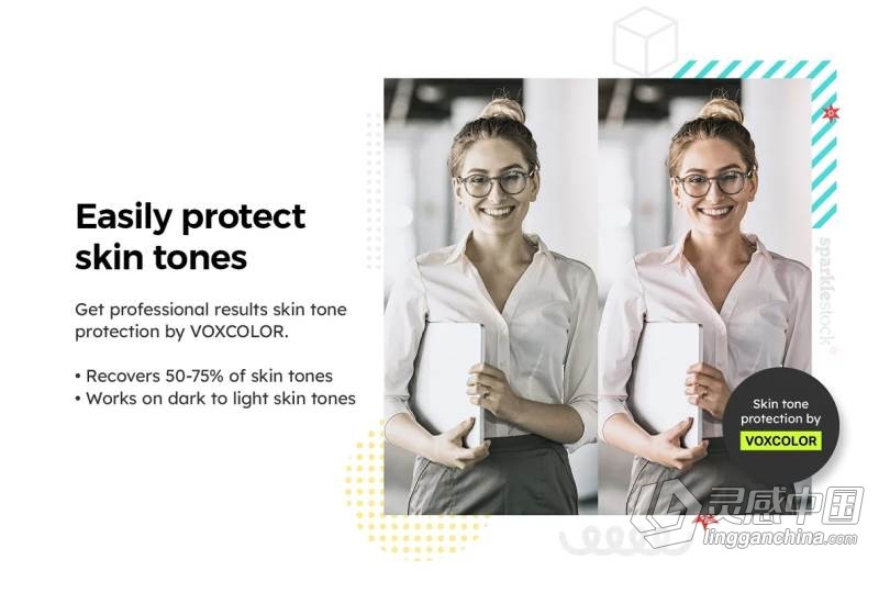 20种企业色彩Lightroom预设/手机APP预设/公司宣传片短视频LUT预设 20 Corporate Colors Lightroom Preset  灵感中国网 www.lingganchina.com