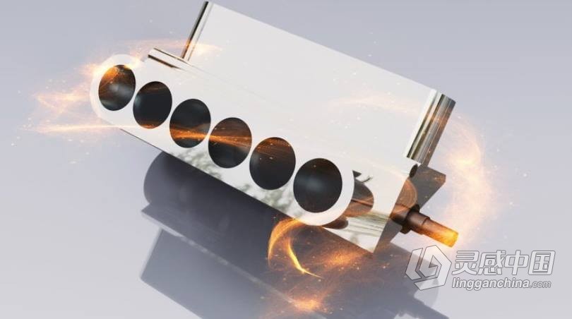 Inventor发动机引擎机械设计实例训练视频教程 Autodesk Inventor 2020-21: Model an Engine as a Beginn  灵感中国网 www.lingganchina.com