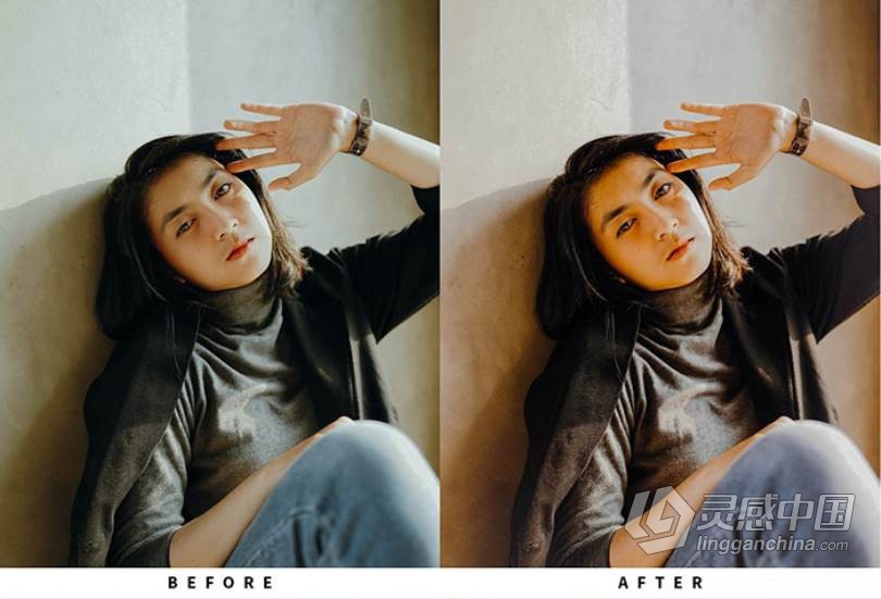 时尚人像情绪电影风格INS照片滤镜Lightroom预设 Moody Lightroom Presets  灵感中国网 www.lingganchina.com