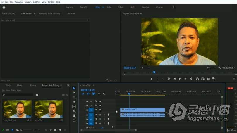 Premiere Pro CC从入门到专业技能训练视频教程  灵感中国网 www.lingganchina.com
