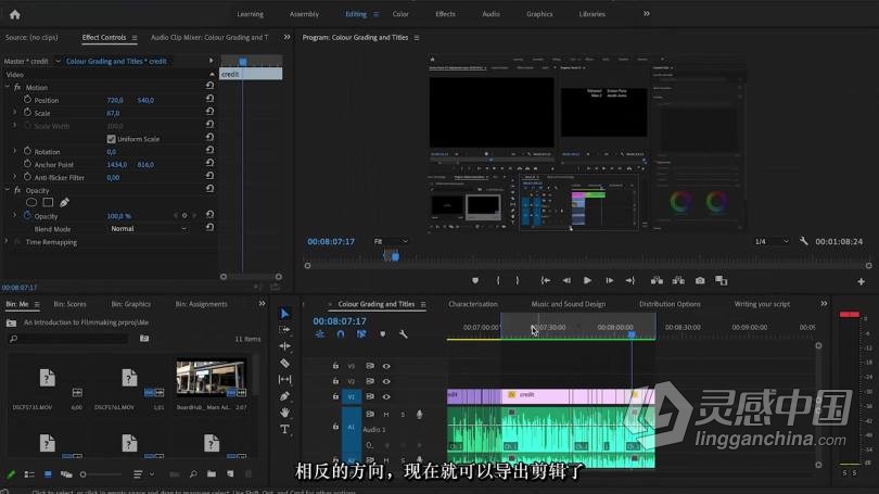 大卫·里奇（David Ritchie）电影制作入门完整指南-中文字幕  灵感中国网 www.lingganchina.com