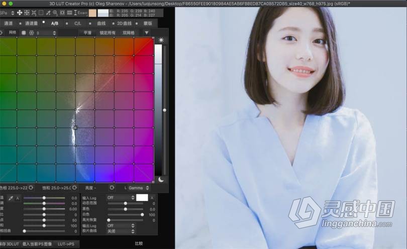 3D LUT Creator Pro for mac V1.5.2汉化版|LUT调色神器3D LUT Creator for mac中文版  灵感中国网 www.lingganchina.com