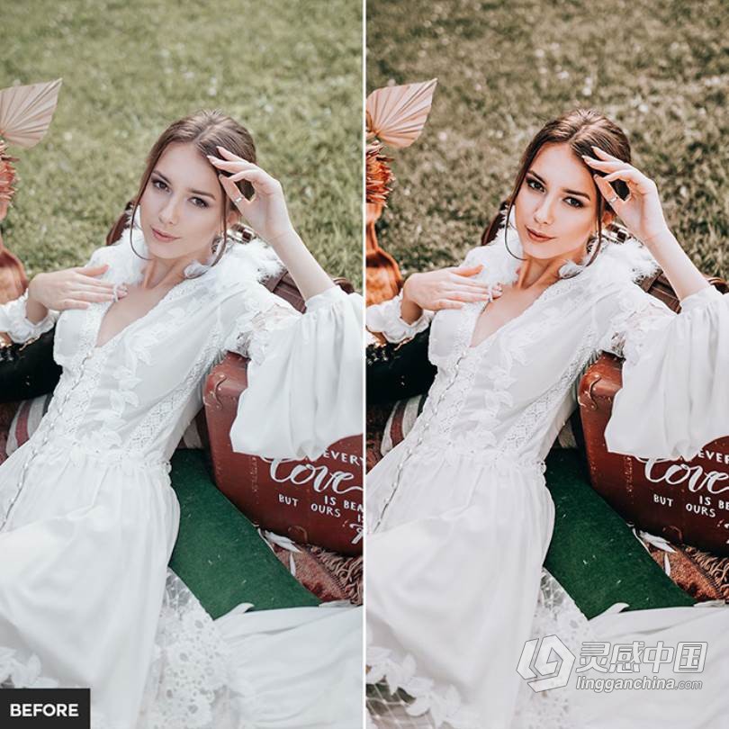婚礼情绪人像电影胶片感Lightroom预设APP预设 Rich Moody Lightroom Presets  灵感中国网 www.lingganchina.com
