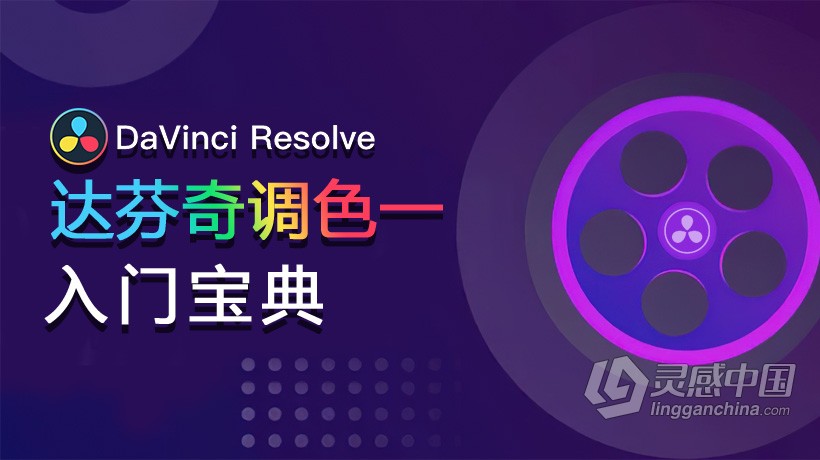 达芬奇教程 DaVinci Resolve达芬奇调色I入门宝典中文教程全集  灵感中国社区 www.lingganchina.com