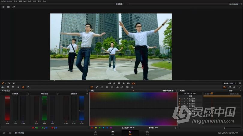 达芬奇教程 达芬奇基础入门中文教程Davinci Resolve 11中文视频教程  灵感中国网 www.lingganchina.com
