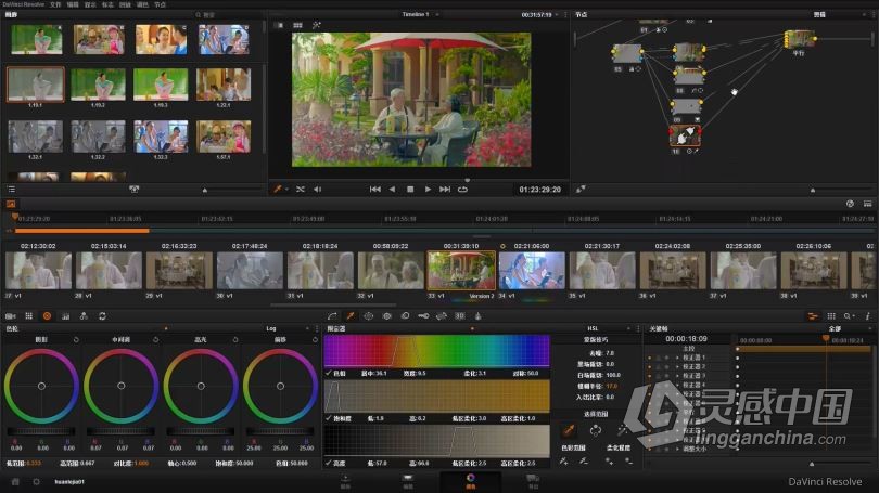 达芬奇教程 达芬奇基础入门中文教程Davinci Resolve 11中文视频教程  灵感中国网 www.lingganchina.com