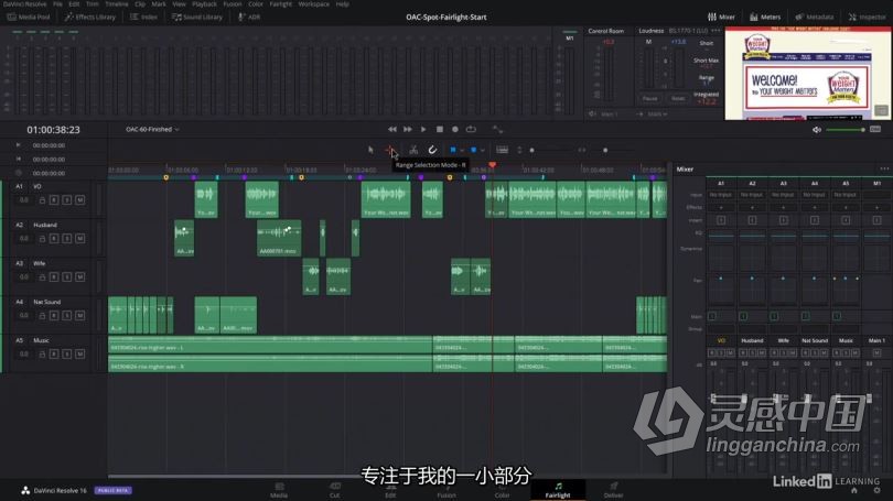 达芬奇教程 达芬奇16基础快速入门教程 中文字幕  灵感中国网 www.lingganchina.com