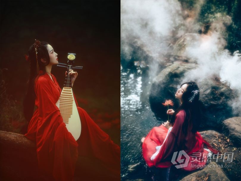 摄影教程 夏弃疾唯美古风汉服人像摄影后期中文视频教程  灵感中国网 www.lingganchina.com