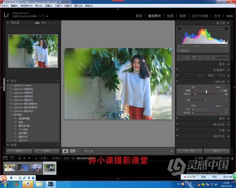 摄影教程 摄影师钟小棵全套摄影基础课程中文教程 附素材和预设  灵感中国网 www.lingganchina.com