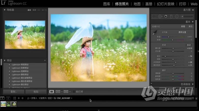 摄影教程 李梦鱼腰果虾仁儿童摄影前后期中文视频教程  灵感中国网 www.lingganchina.com