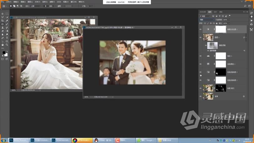 PS教程 图门摄影后期人像精修调色两季合集中文教程 附207张PSD源文件及效果图  灵感中国社区 www.lingganchina.com