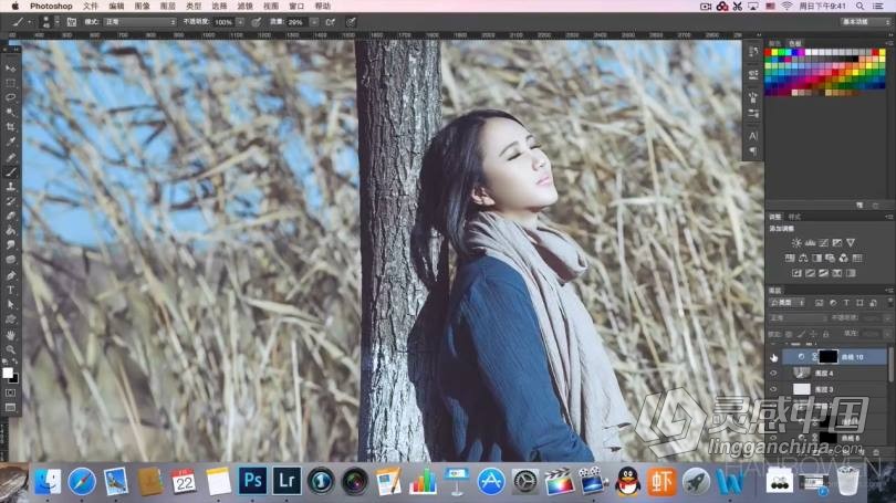 PS教程 人像摄影后期精修润色中文教程 第一季  灵感中国社区 www.lingganchina.com