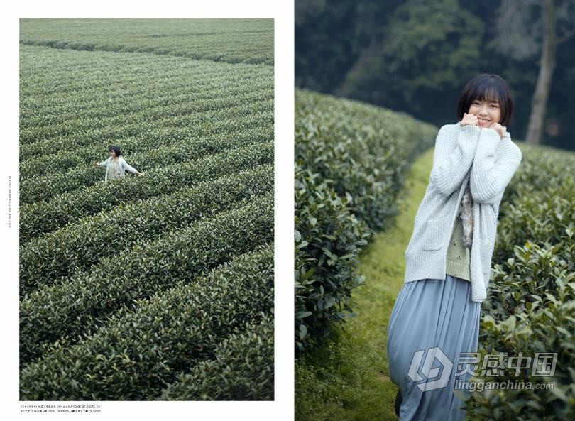 摄影师大咖小蔡一壹日杂文艺清新写真摄影后期PS修图调色解析全8期  灵感中国网 www.lingganchina.com