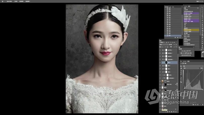 PS教程 克嘉顶尖PS人像时尚修图6套教程合集中文教程  灵感中国网 www.lingganchina.com