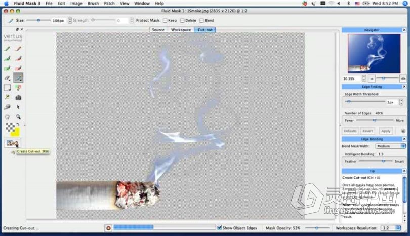 Vertus Fluid Mask 3基础操作演示视频教程  灵感中国网 www.lingganchina.com