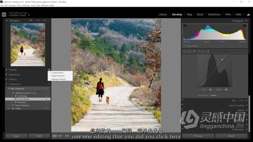 Lightroom Classic CC大师班-完整照片编辑课程-中英字幕  灵感中国社区 www.lingganchina.com