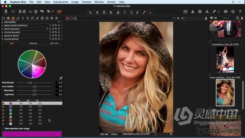 飞思Capture One Pro 8 入门及提高专业RAW图像编辑教程  灵感中国社区 www.lingganchina.com