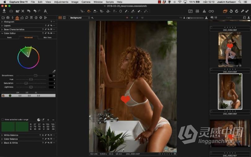 摄影师Joakim Karlsson 飞思Capture One Pro RAW原始图像修饰教程  灵感中国社区 www.lingganchina.com