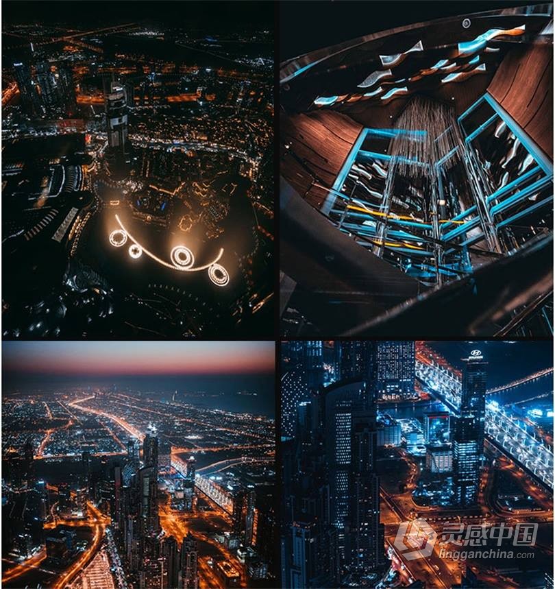 黑金LUT预设 工业风城市黑金夜景旅街拍胶片人像LR预设+LUT预设 支持PS/PR/AE/LR/FCPX/达芬奇  灵感中国网 www.lingganchina.com