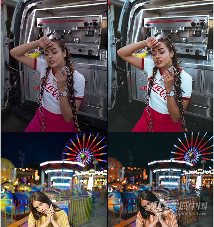 黑金LUT预设 工业风城市黑金夜景旅街拍胶片人像LR预设+LUT预设 支持PS/PR/AE/LR/FCPX/达芬奇  灵感中国网 www.lingganchina.com