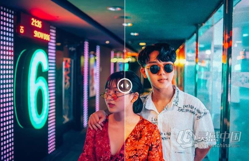 LUT预设 王家卫港风胶片复古调色LR预设+LUT预设 支持PS/PR/AE/LR/FCPX/达芬奇  灵感中国网 www.lingganchina.com