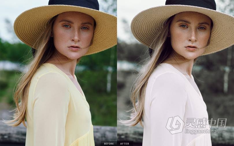 人像色彩修饰-高端人像修饰调色Photoshop LUTs预设包 Retouch Center – 3D LUTs  灵感中国社区 www.lingganchina.com