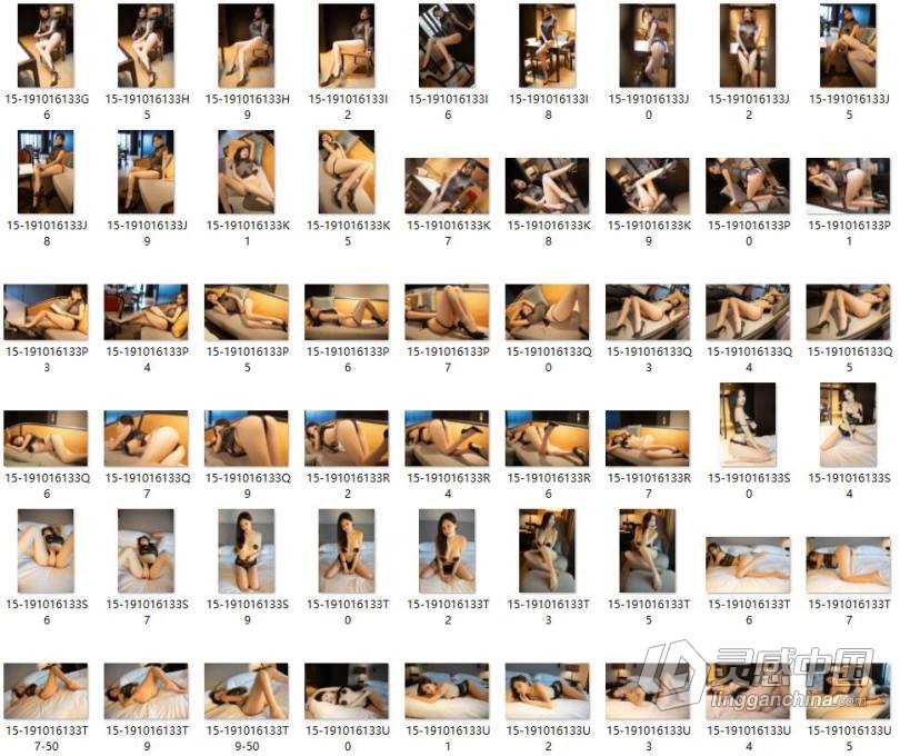 295套上万张摄影修图国内美女模特人像私房性感写真摄影JPG参考练习素材  灵感中国网 www.lingganchina.com