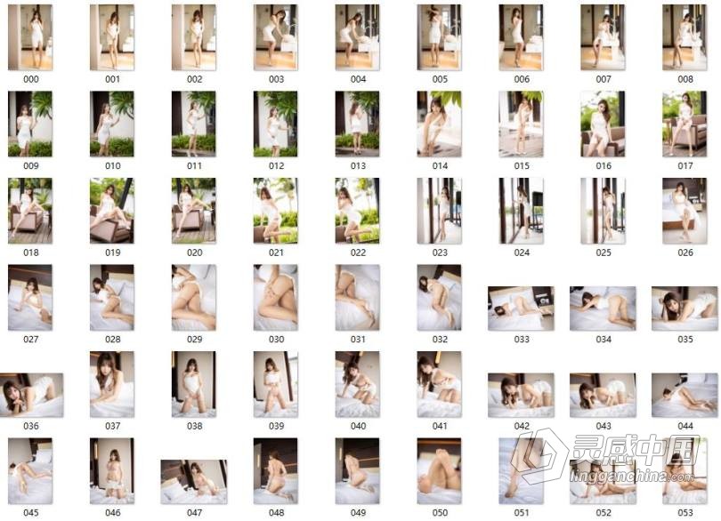 295套上万张摄影修图国内美女模特人像私房性感写真摄影JPG参考练习素材  灵感中国网 www.lingganchina.com