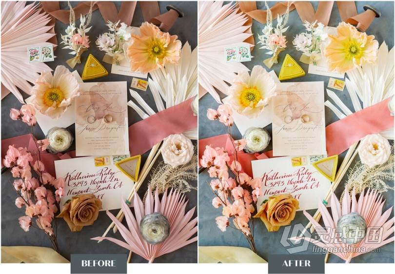 LR预设 科迪和奥斯汀婚礼人像清新通透胶片风格LR预设 Goodlight Presets pack3 Color  灵感中国网 www.lingganchina.com