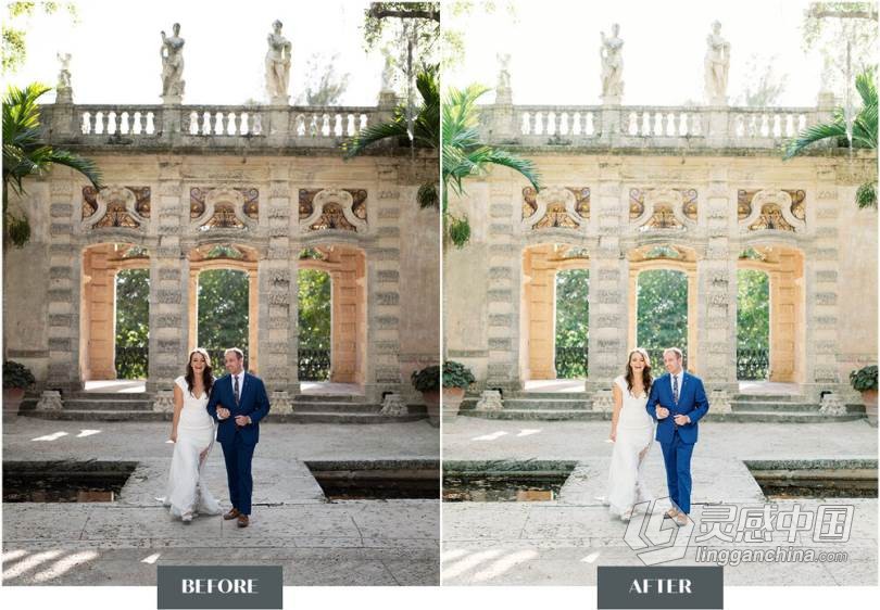 LR预设 科迪和奥斯汀婚礼人像清新通透胶片风格LR预设 Goodlight Presets pack3 Color  灵感中国网 www.lingganchina.com