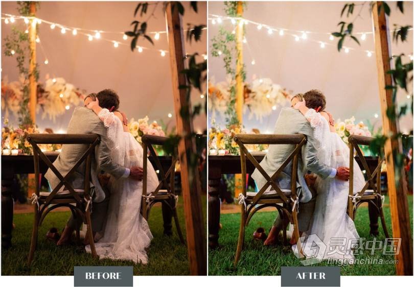 LR预设 科迪和奥斯汀婚礼人像清新通透胶片风格LR预设 Goodlight Presets pack3 Color  灵感中国网 www.lingganchina.com